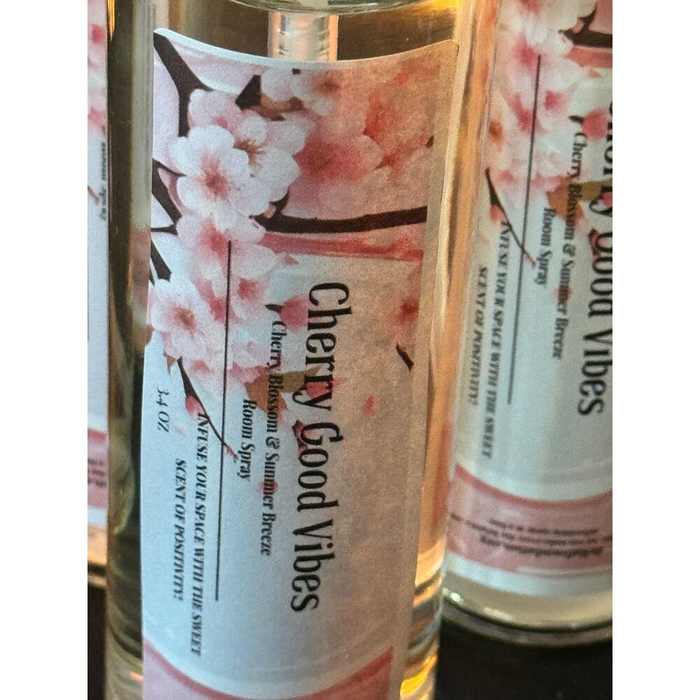 Cherry Good Vibes Room Spray with Cherry Blossom and Summer Breeze